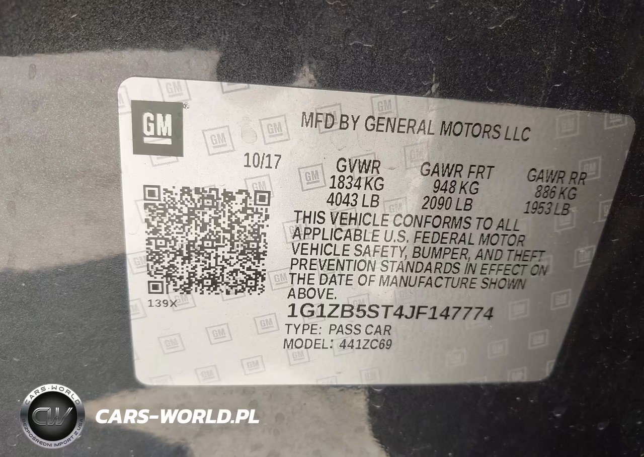 2018 Chevrolet Malibu 1Ls VIN:1G1ZB5ST4JF147774 - 9