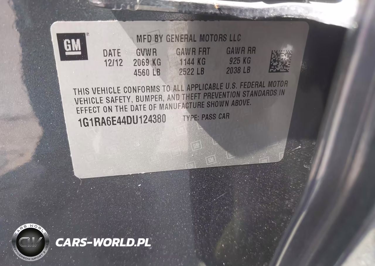2013 Chevrolet Volt VIN:1G1RA6E44DU124380 - 9
