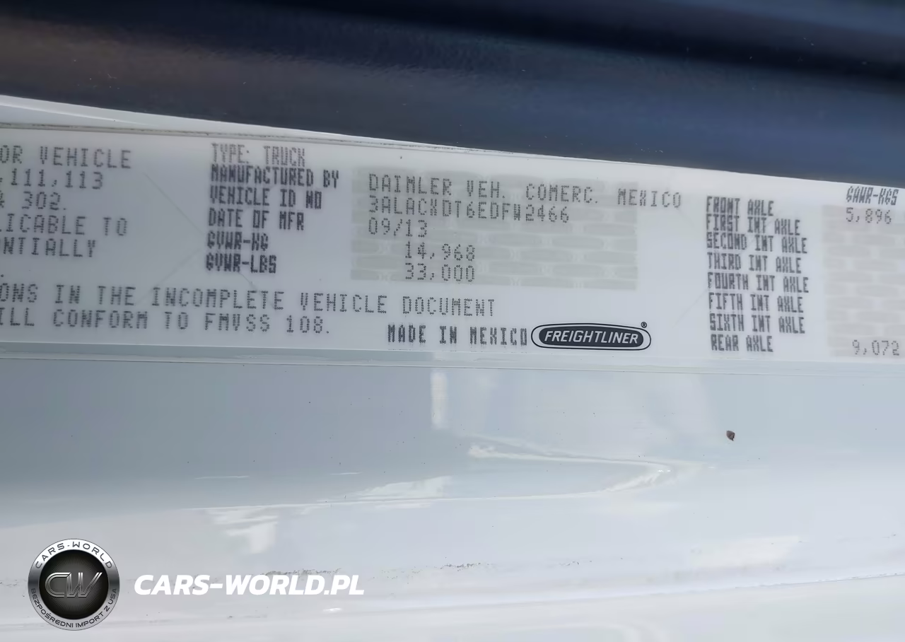 2014 Freightliner M2 106 Medium Duty VIN:3ALACXDT6EDFW2466 - 8