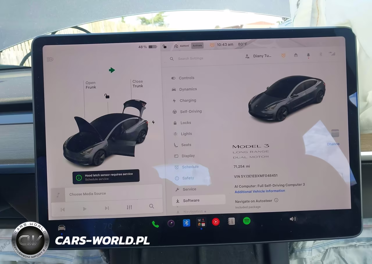 2021 Tesla Model 3 Long Range Dual Motor All-Wheel Drive VIN:5YJ3E1EBXMF048451 - 20