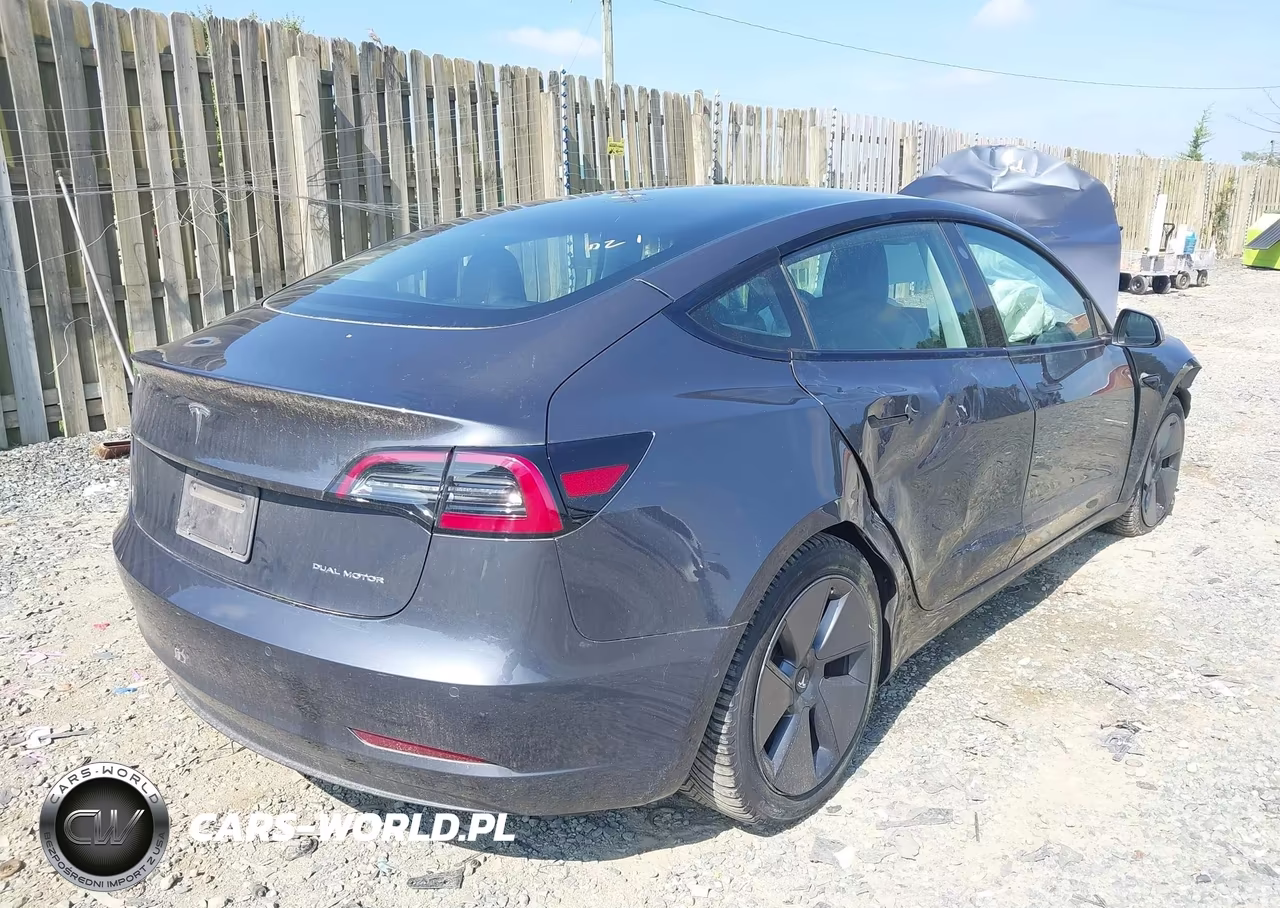 2021 Tesla Model 3 Long Range Dual Motor All-Wheel Drive VIN:5YJ3E1EBXMF048451 - 4