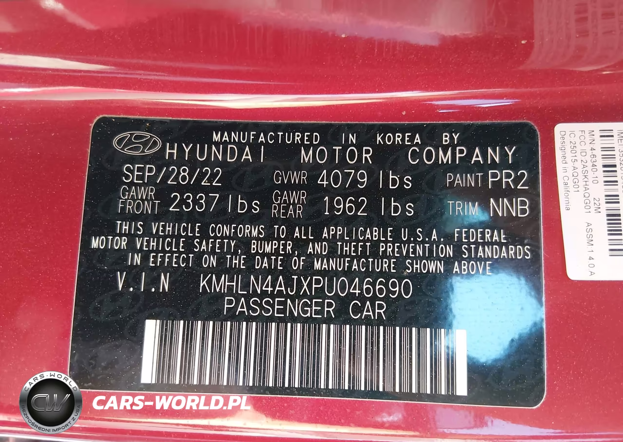 2023 Hyundai Elantra Hybrid Limited VIN:KMHLN4AJXPU046690 - 9