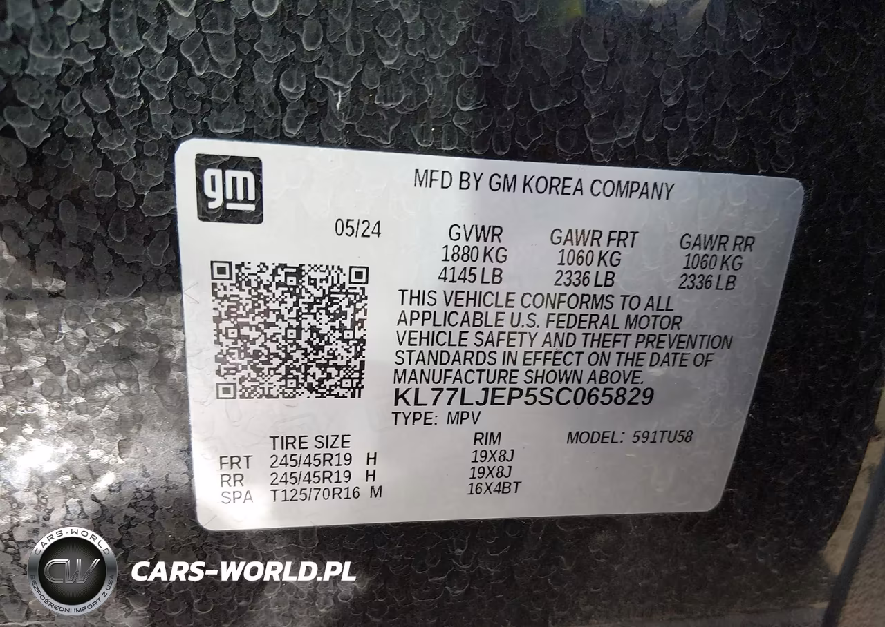 2025 Chevrolet Trax Fwd 2Rs VIN:KL77LJEP5SC065829 - 9