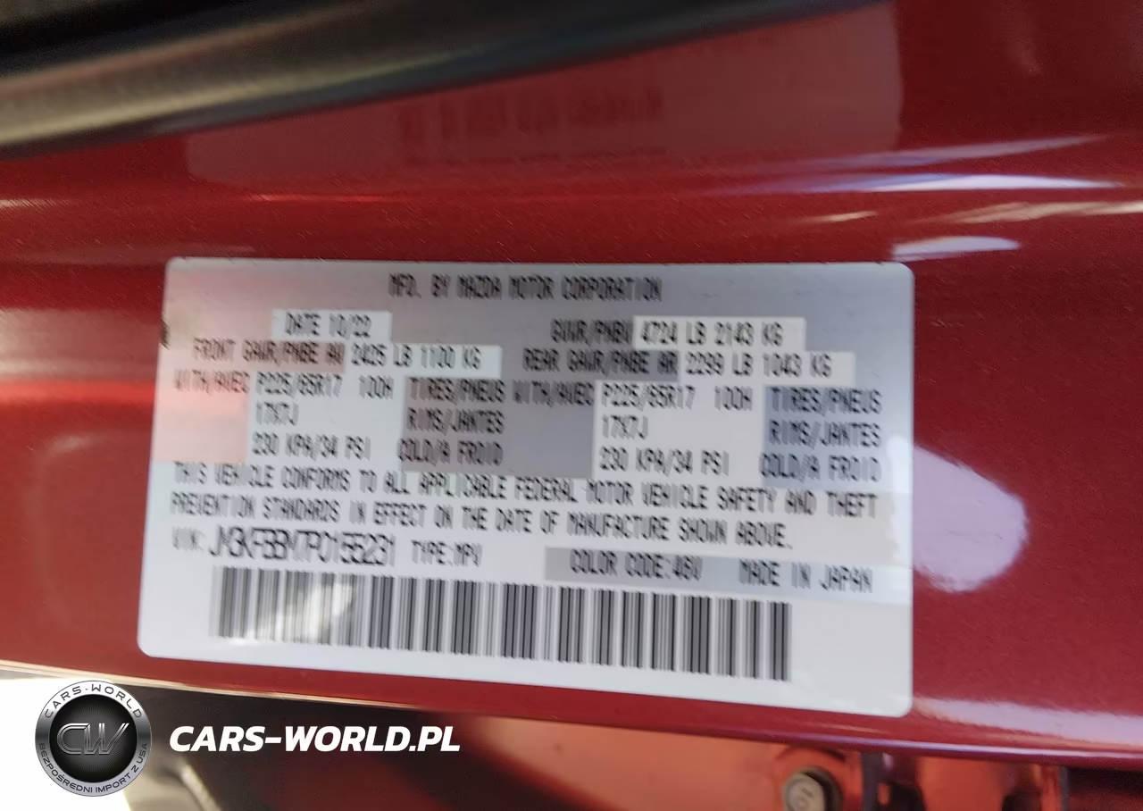 2023 Mazda Cx-5 2.5 S Select VIN:JM3KFBBM7P0155231 - 9