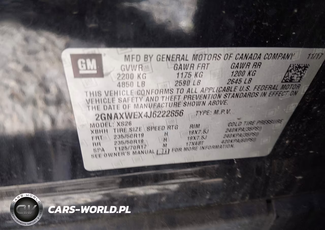 2018 Chevrolet Equinox Premier VIN:2GNAXWEX4J6222856 - 9