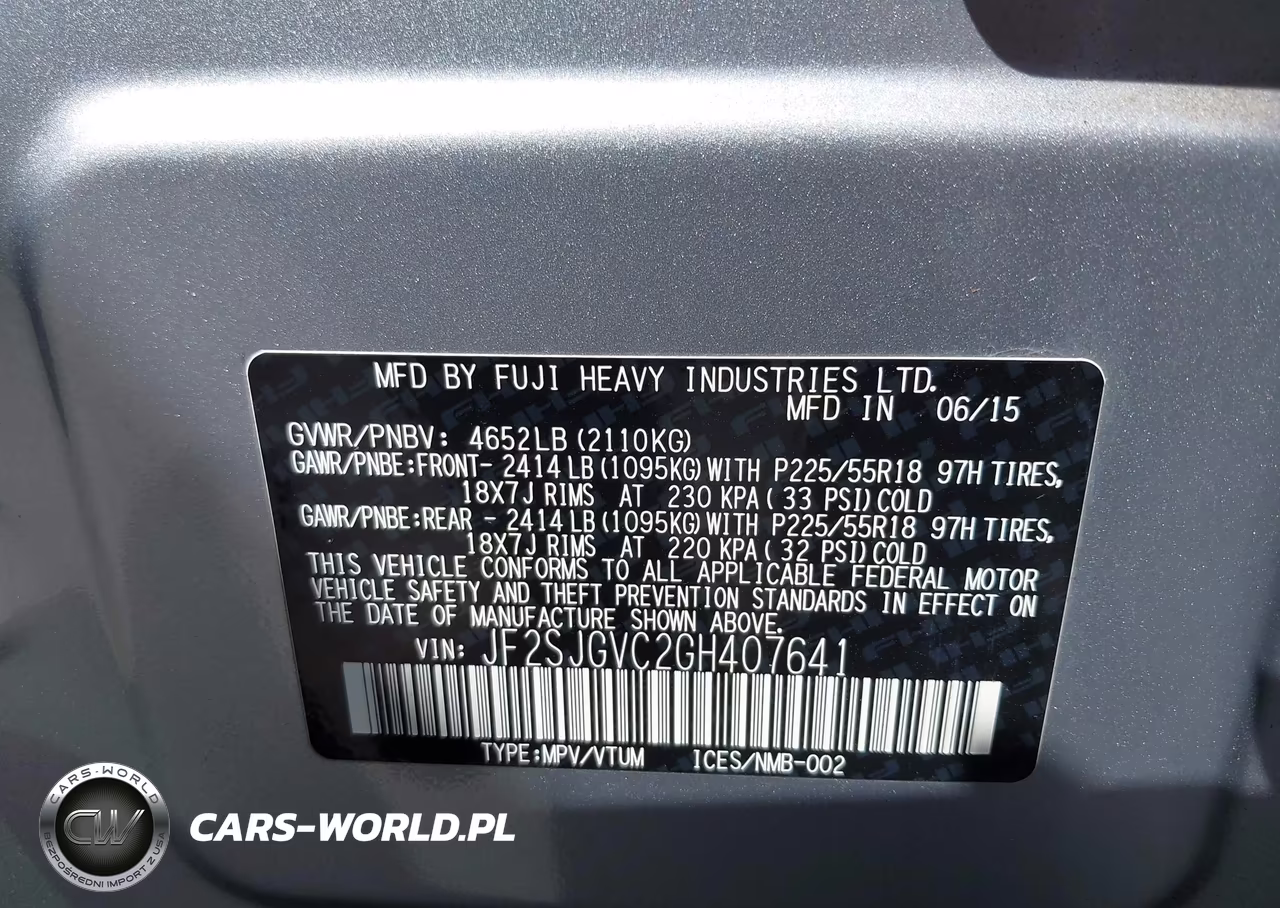 2016 Subaru Forester 2.0Xt Touring VIN:JF2SJGVC2GH407641 - 9