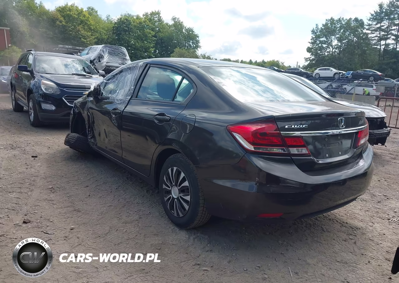 2013 Honda Civic Lx VIN:2HGFB2F55DH507224 - 3