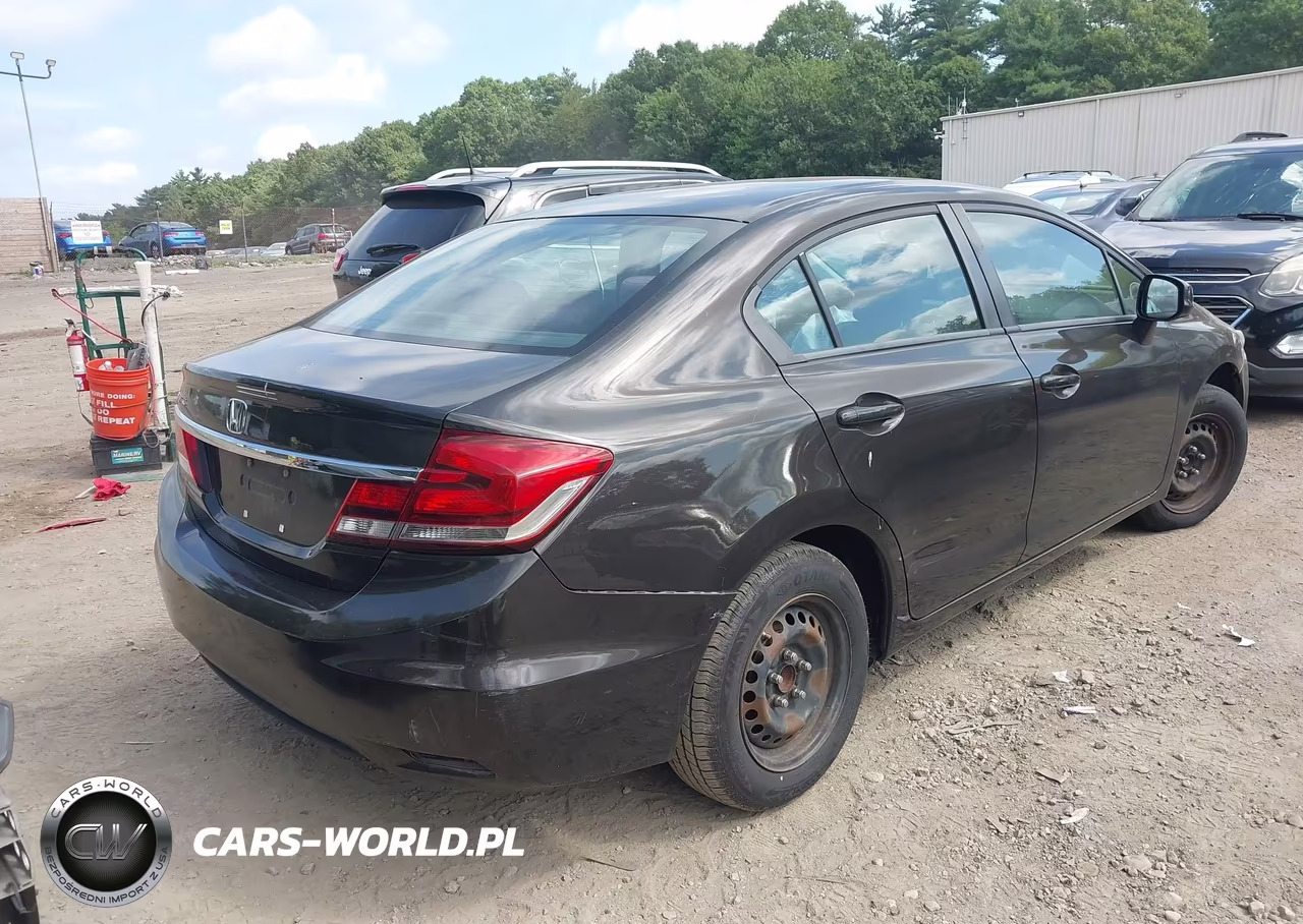 2013 Honda Civic Lx VIN:2HGFB2F55DH507224 - 4