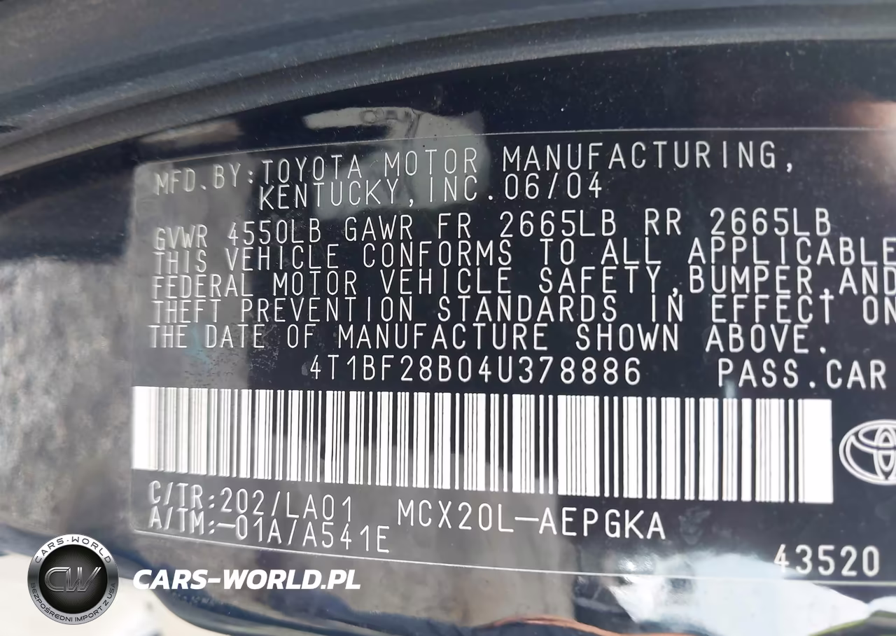 2004 Toyota Avalon Xls VIN:4T1BF28B04U378886 - 9