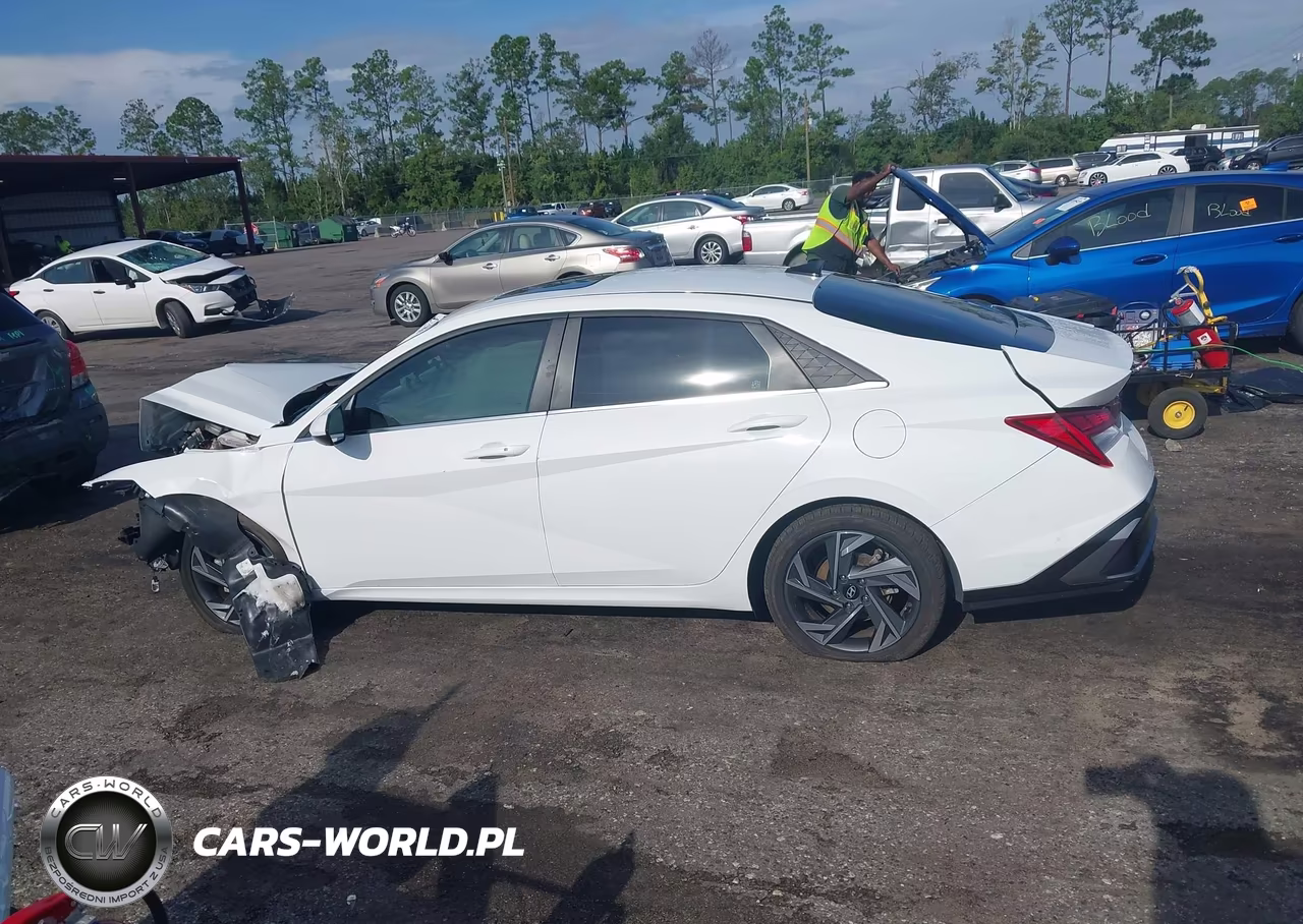 2024 Hyundai Elantra Sel VIN:KMHLS4DG7RU766296 - 15