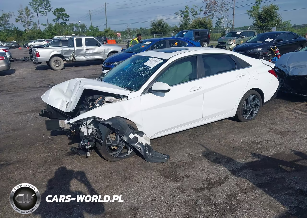 2024 Hyundai Elantra Sel VIN:KMHLS4DG7RU766296 - 2