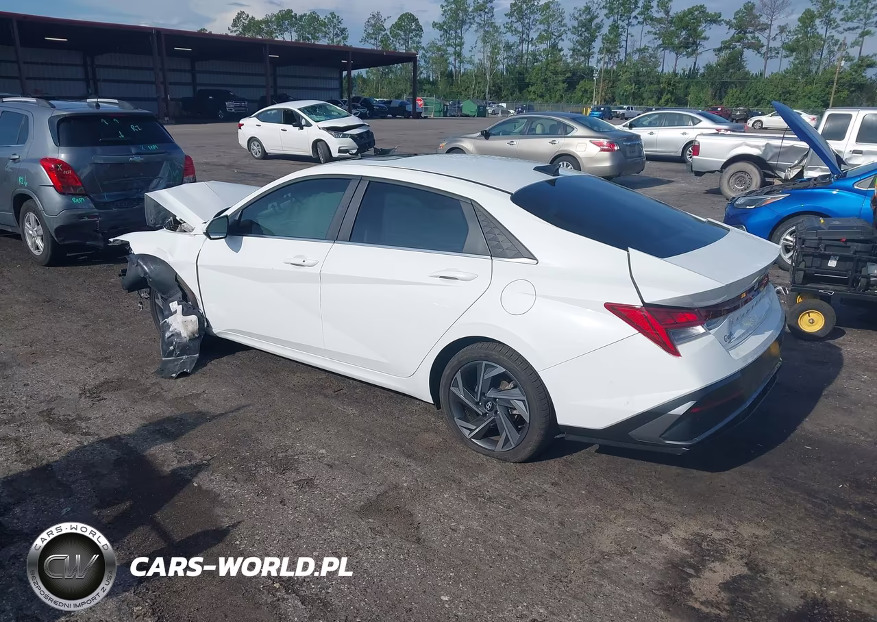 2024 Hyundai Elantra Sel VIN:KMHLS4DG7RU766296 - 3