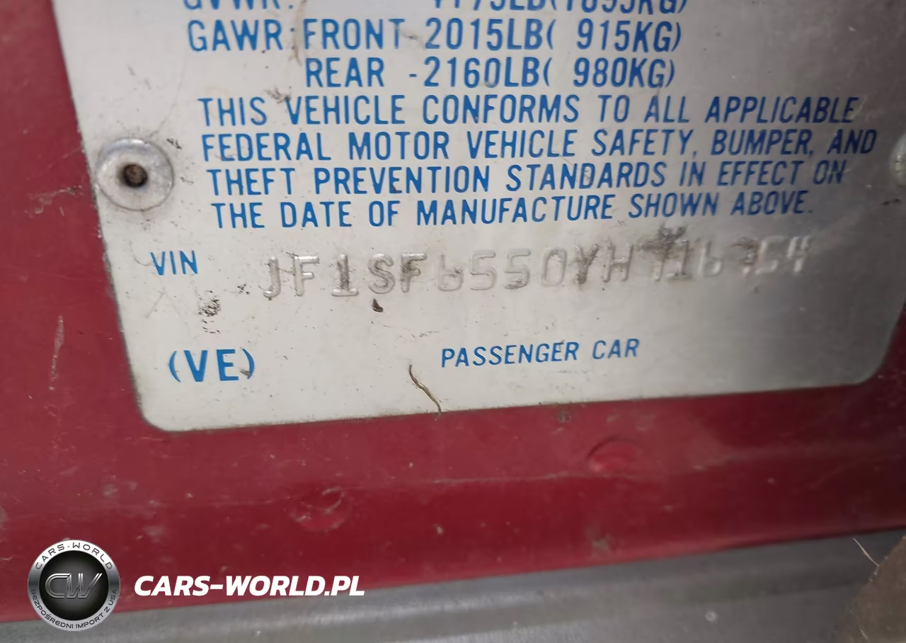2000 Subaru Forester S VIN:JF1SF6550YH716754 - 9
