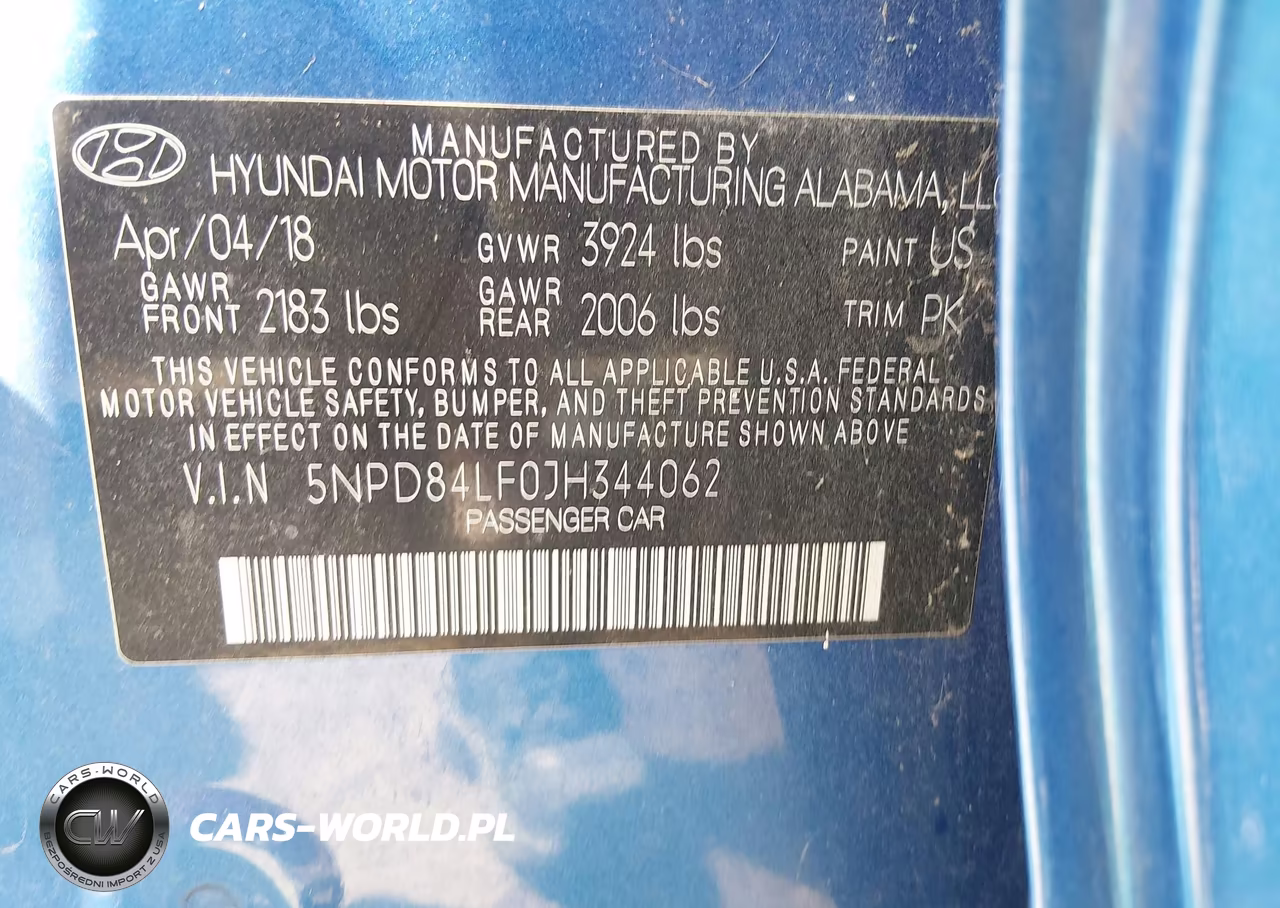 2018 Hyundai Elantra Sel VIN:5NPD84LF0JH344062 - 9
