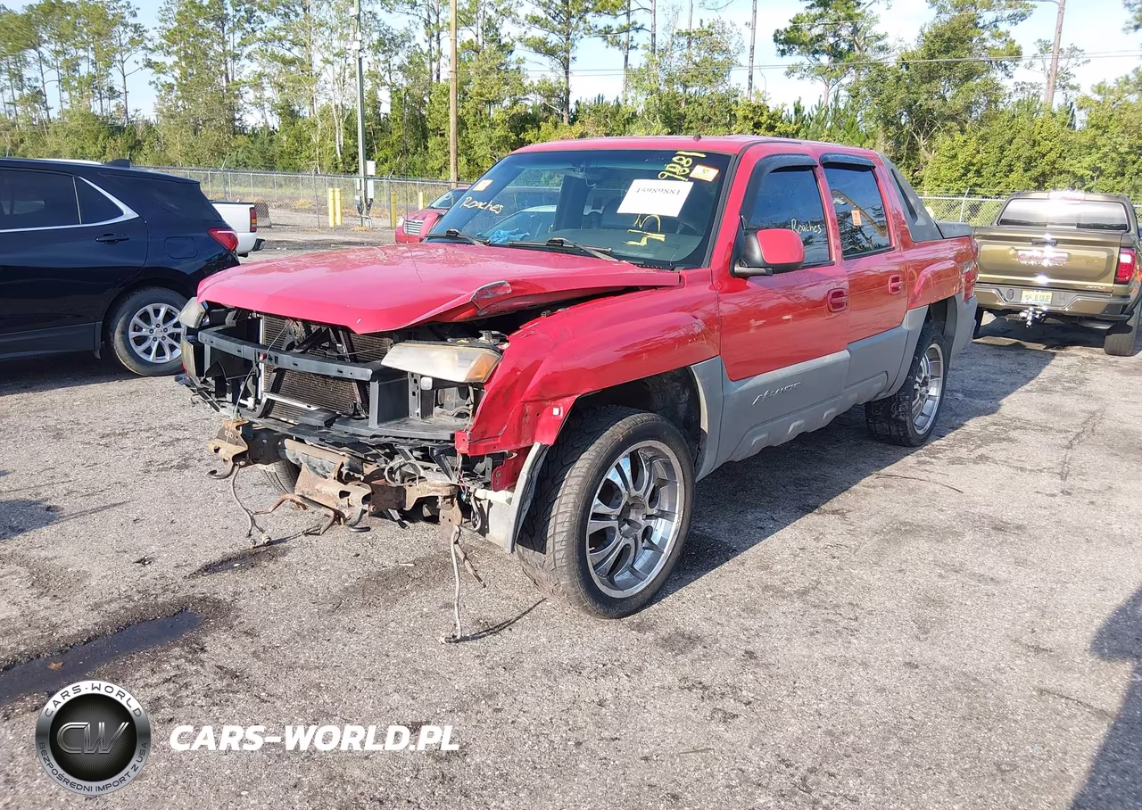 2002 Chevrolet Avalanche 1500 VIN:3GNEK13T32G219598 - 2
