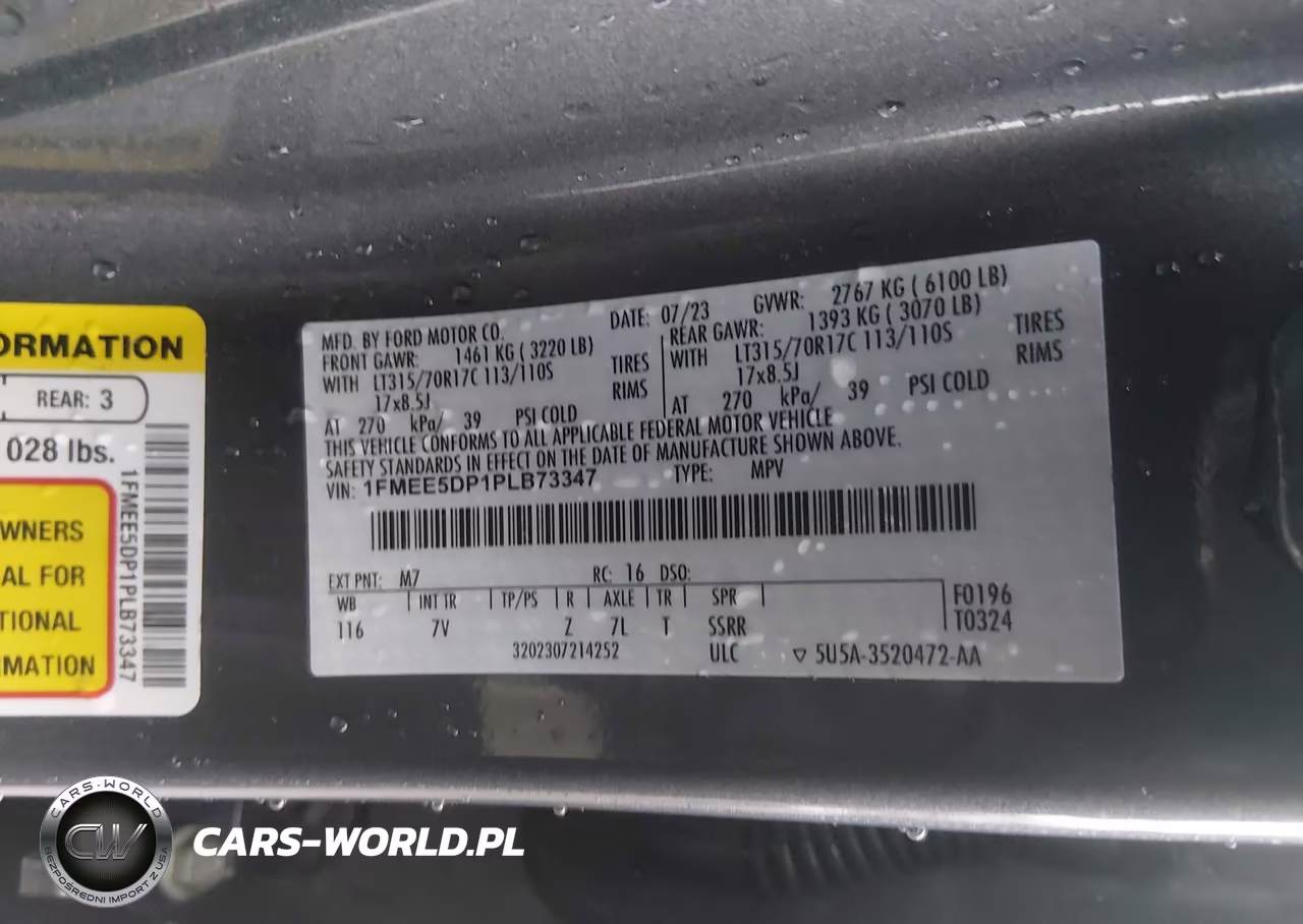2023 Ford Bronco Outer Banks VIN:1FMEE5DP1PLB73347 - 9