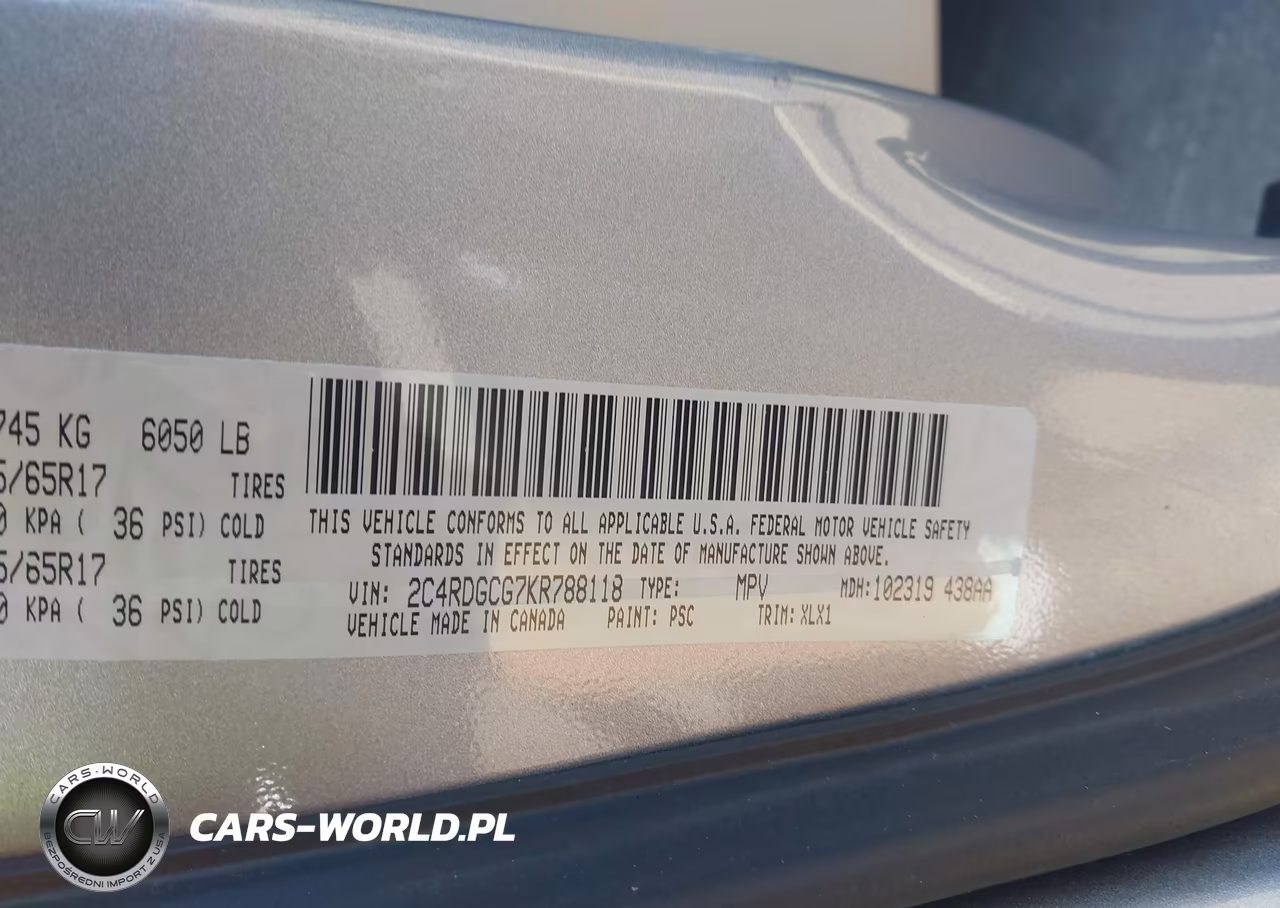 2019 Dodge Grand Caravan Sxt VIN:2C4RDGCG7KR788118 - 9