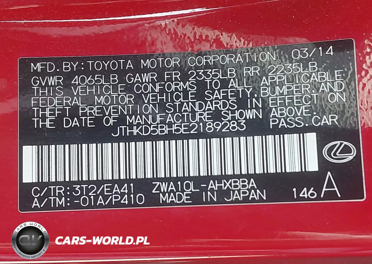 2014 Lexus Ct 200H VIN:JTHKD5BH5E2189283 - 9