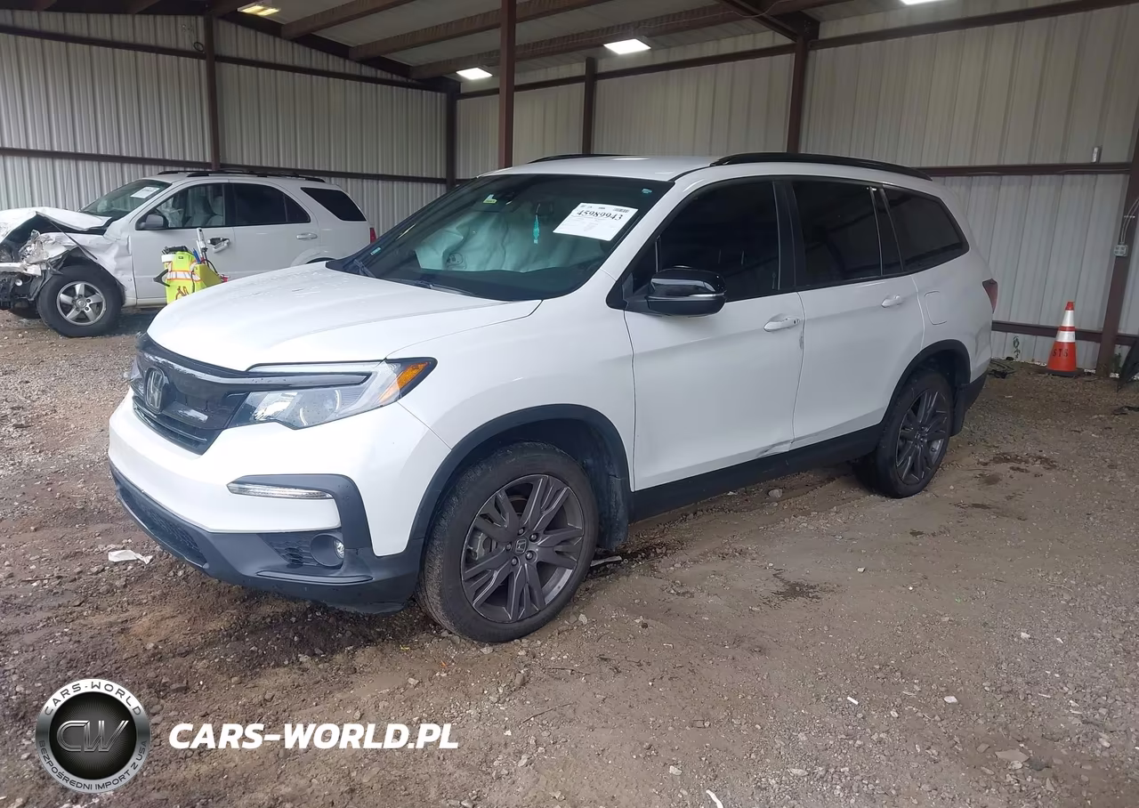 2022 Honda Pilot Awd Sport VIN:5FNYF6H39NB103977 - 2