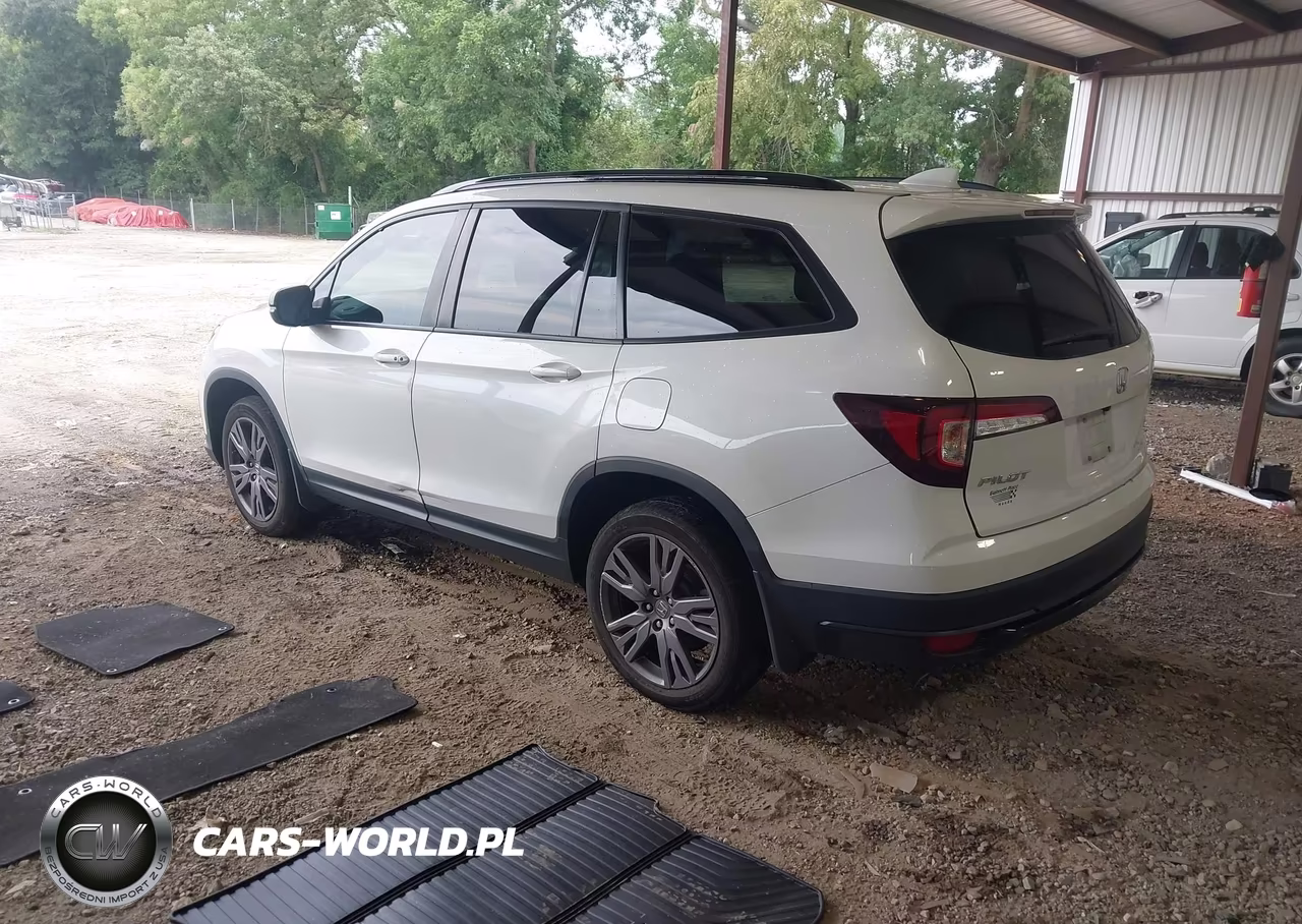 2022 Honda Pilot Awd Sport VIN:5FNYF6H39NB103977 - 3