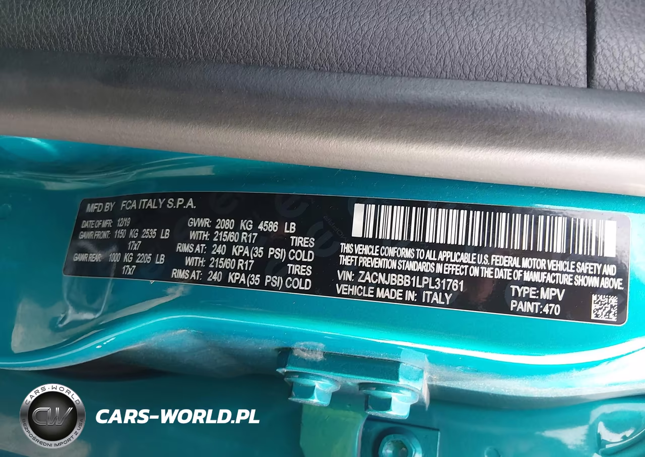 2020 Jeep Renegade Latitude 4X4 VIN:ZACNJBBB1LPL31761 - 9