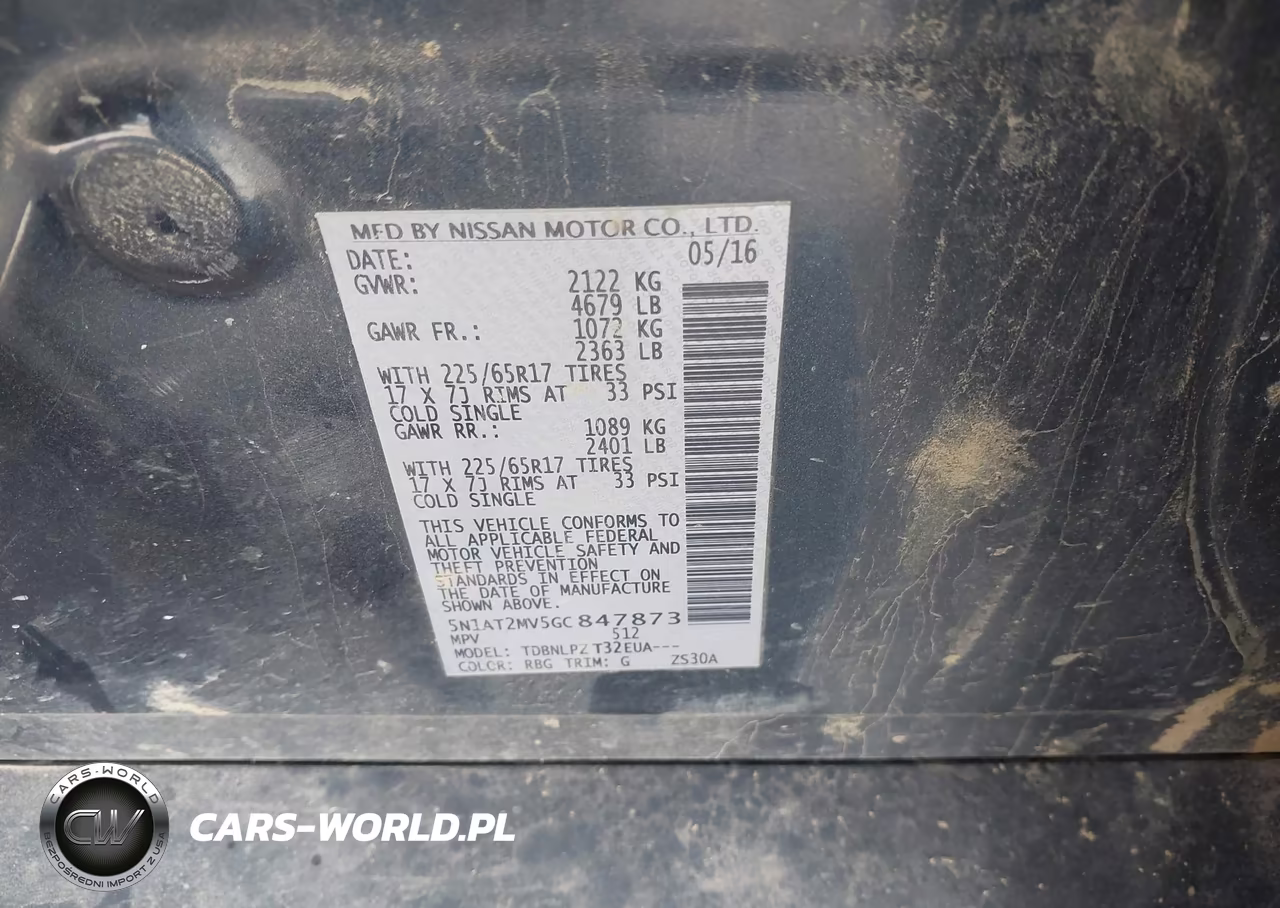 2016 Nissan Rogue S VIN:5N1AT2MV5GC847873 - 9
