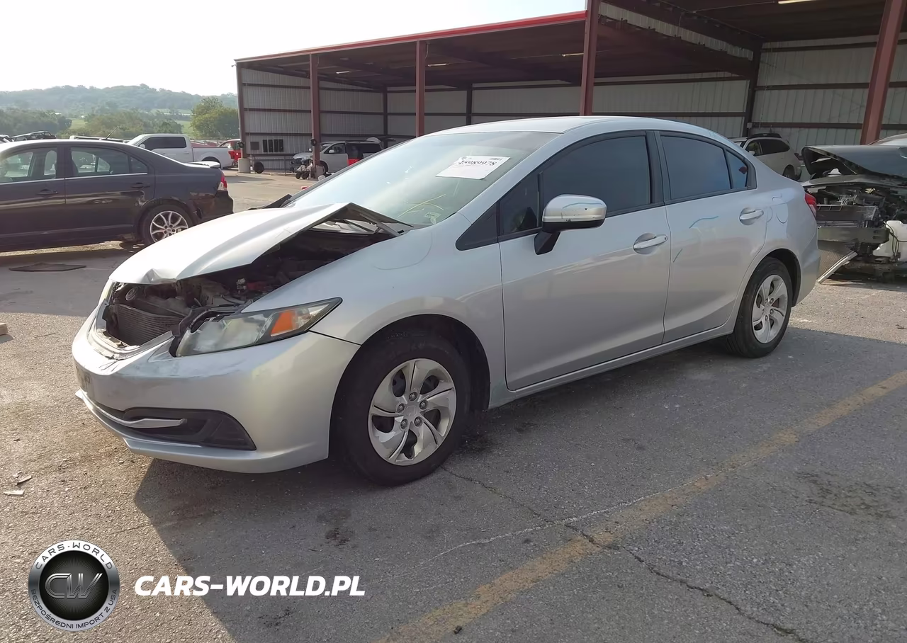 2014 Honda Civic Lx VIN:2HGFB2F51EH538682 - 2