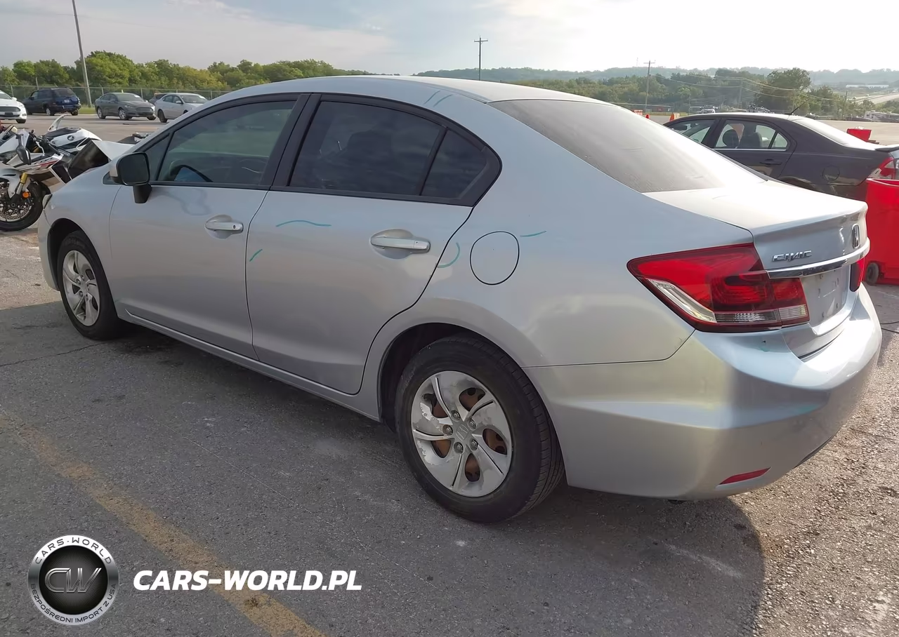 2014 Honda Civic Lx VIN:2HGFB2F51EH538682 - 3
