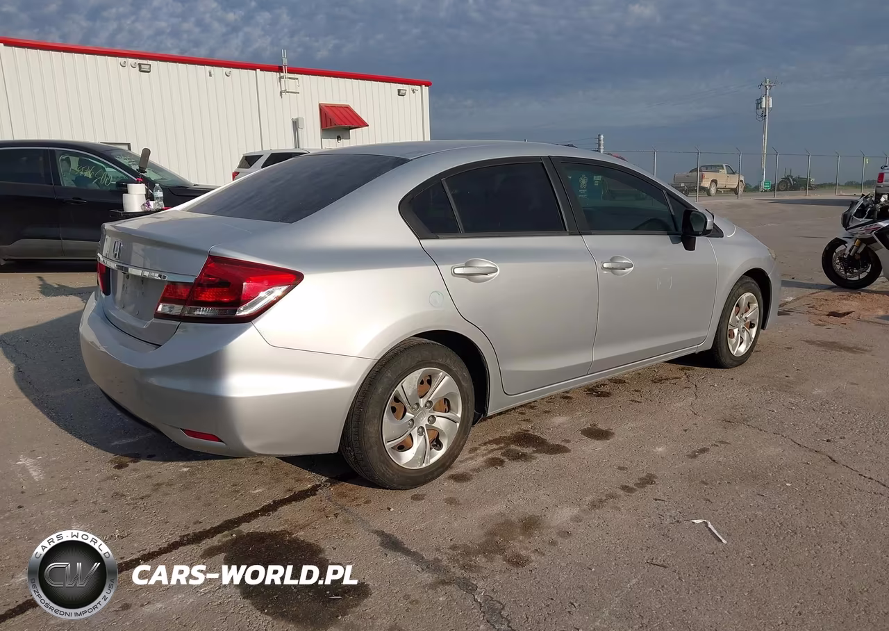 2014 Honda Civic Lx VIN:2HGFB2F51EH538682 - 4