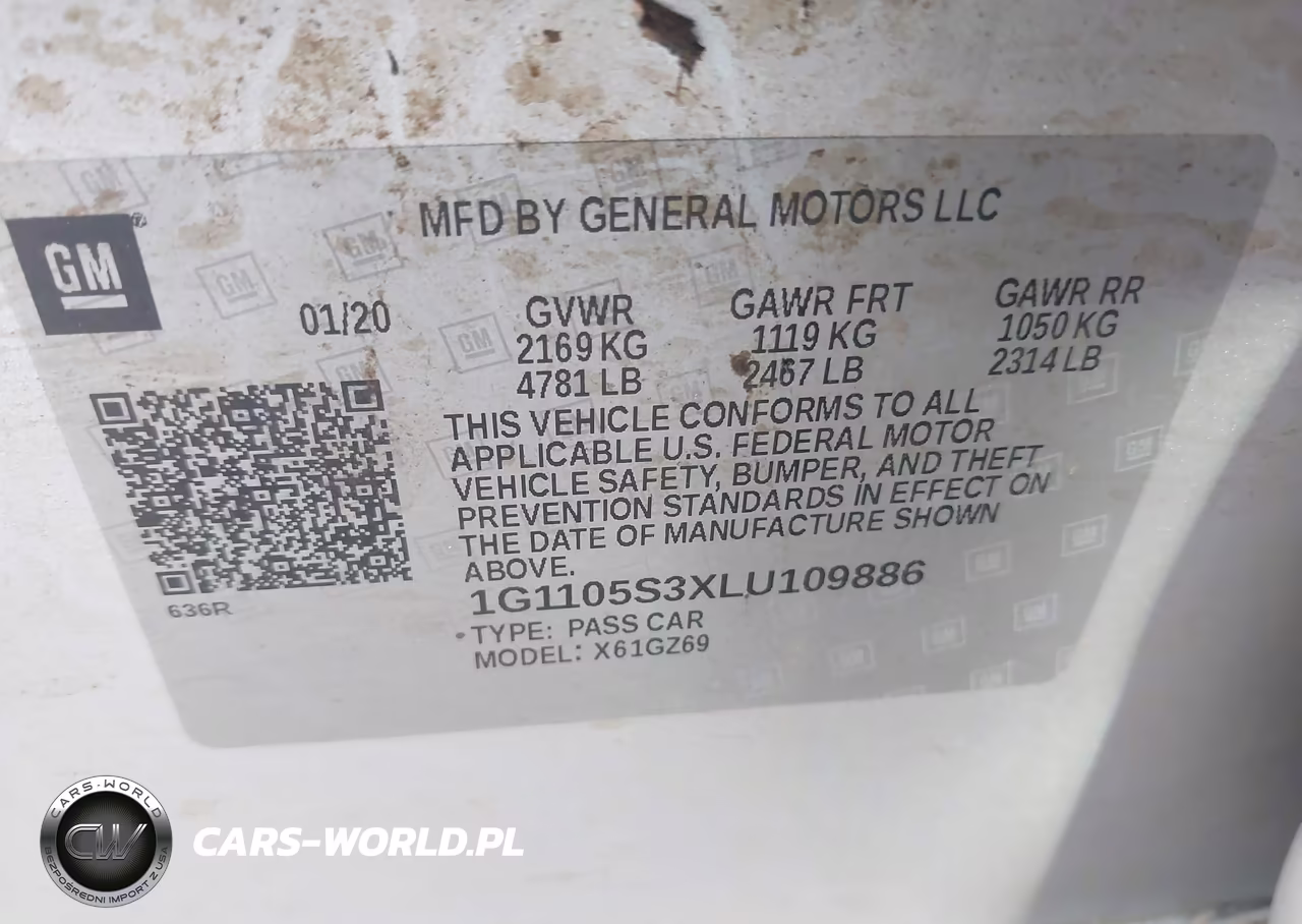 2020 Chevrolet Impala Fwd Premier VIN:1G1105S3XLU109886 - 9