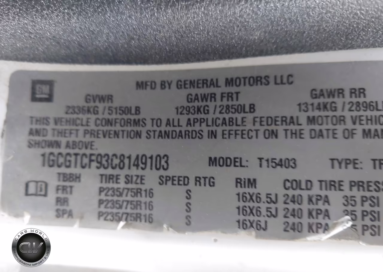 2012 Chevrolet Colorado Lt VIN:1GCGTCF93C8149103 - 9