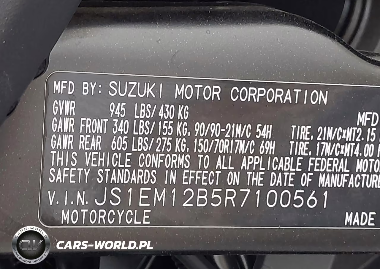 2024 Suzuki Dl800De Rc-Rca VIN:JS1EM12B5R7100561 - 10