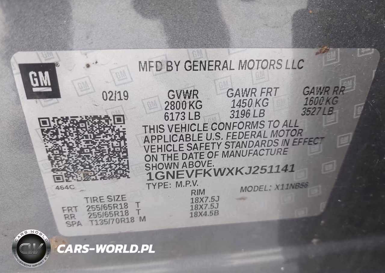 2019 Chevrolet Traverse Ls VIN:1GNEVFKWXKJ251141 - 9