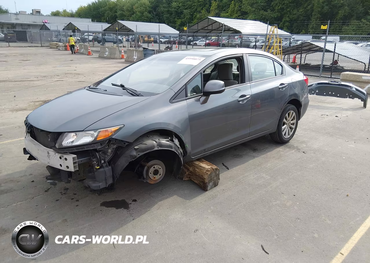 2012 Honda Civic Ex VIN:19XFB2F84CE385152 - 2