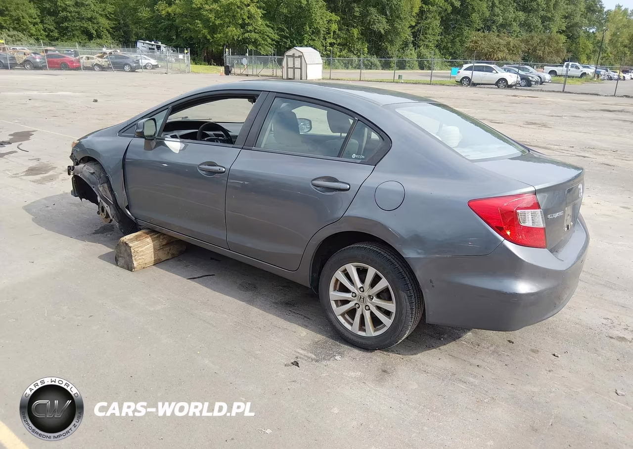 2012 Honda Civic Ex VIN:19XFB2F84CE385152 - 3