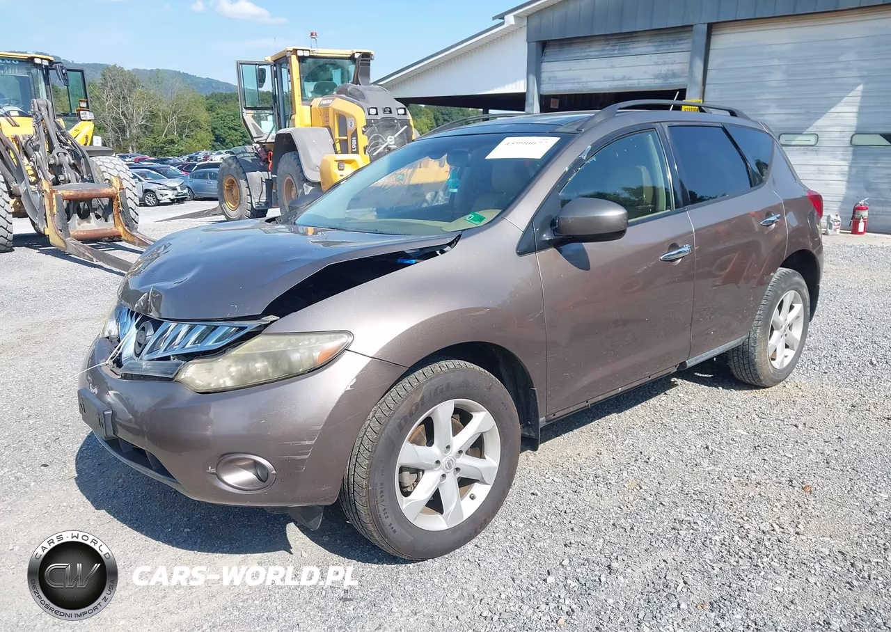 2009 Nissan Murano Sl VIN:JN8AZ18W49W120181 - 2