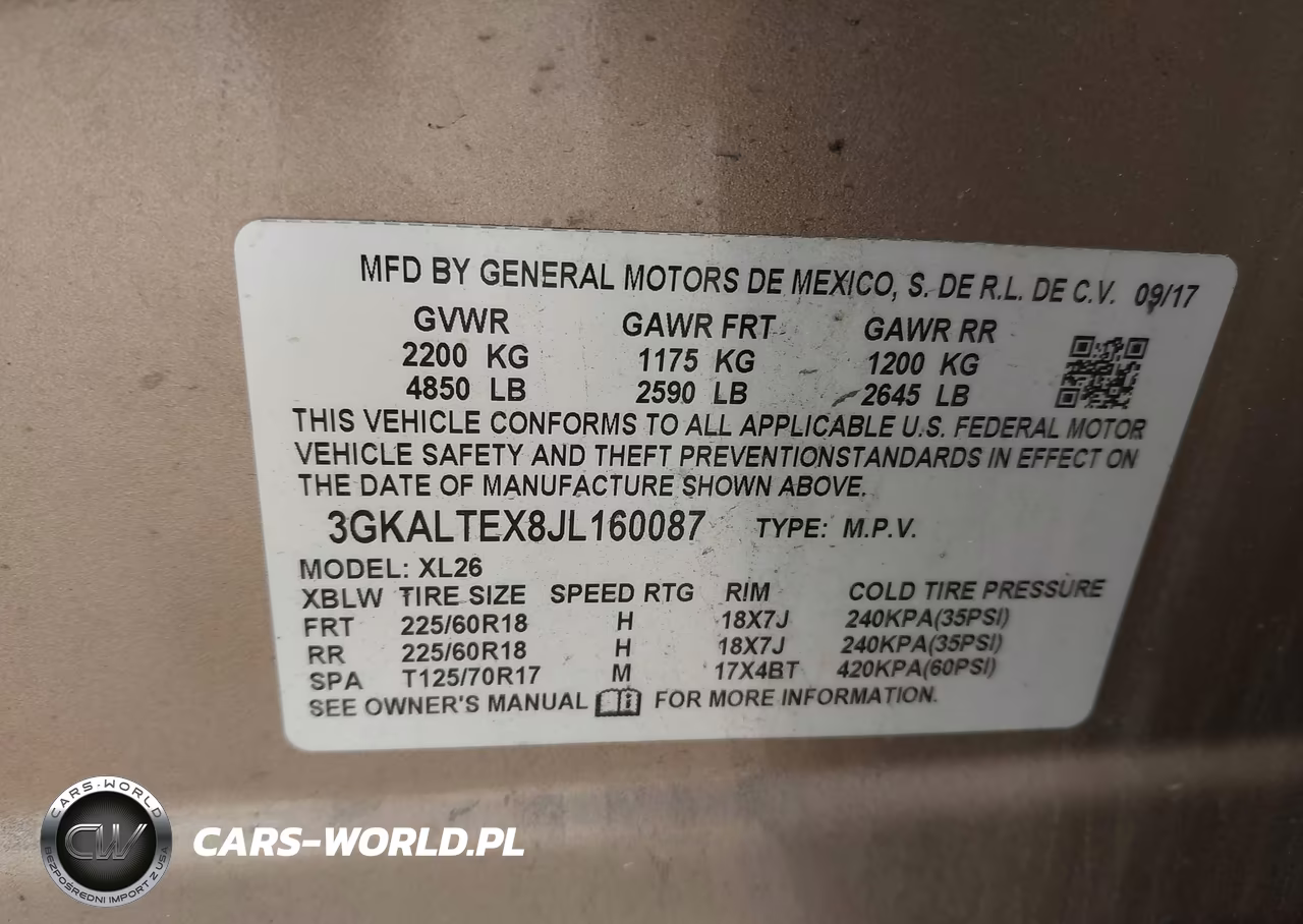 2018 GMC Terrain Sle VIN:3GKALTEX8JL160087 - 9