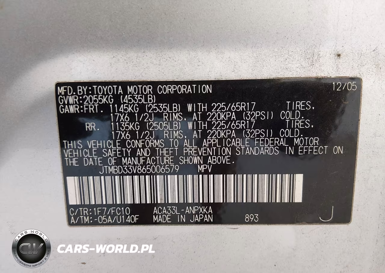 2006 Toyota Rav4 VIN:JTMBD33V865006579 - 9