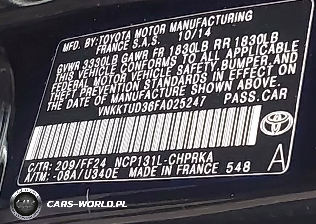 2015 Toyota Yaris Se VIN:VNKKTUD36FA025247 - 9