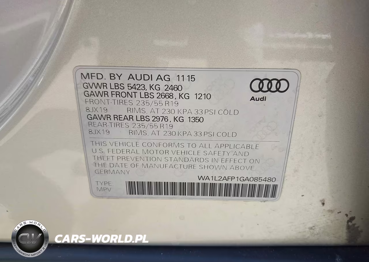 2016 Audi Q5 2.0T Premium VIN:WA1L2AFP1GA085480 - 9