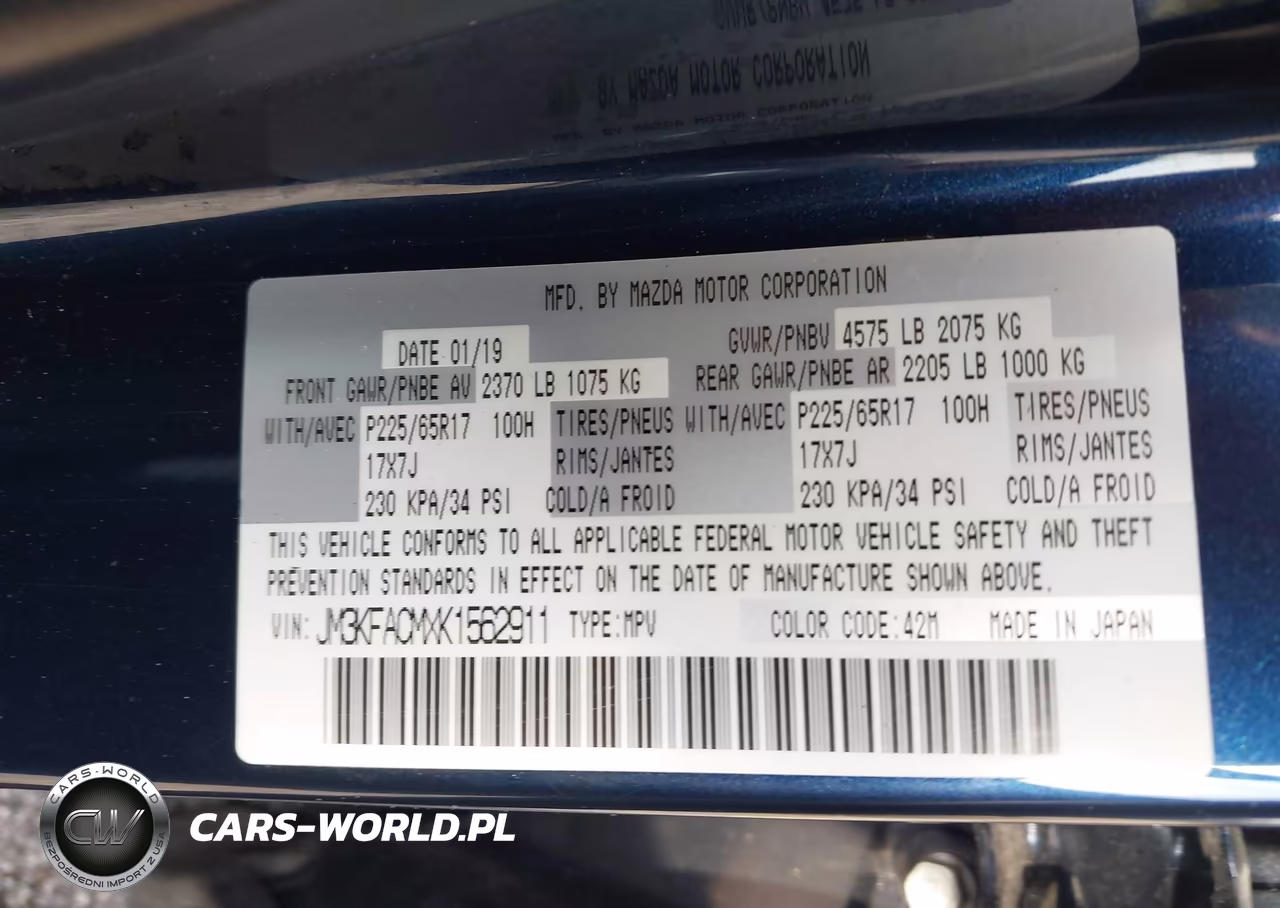 2019 Mazda Cx-5 Touring VIN:JM3KFACMXK1562911 - 9