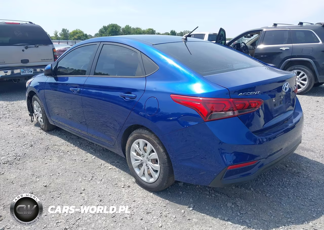 2021 Hyundai Accent Se VIN:3KPC24A67ME144711 - 3