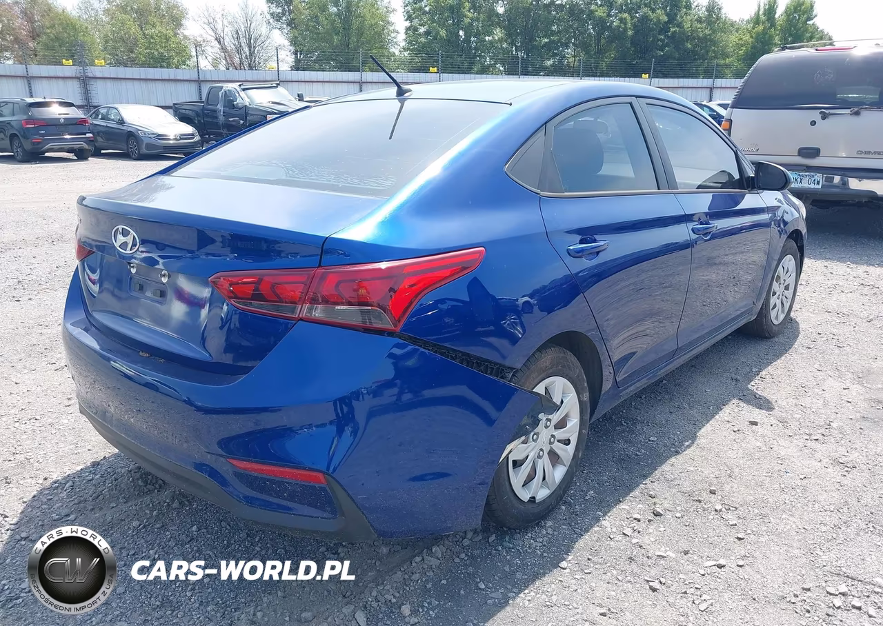2021 Hyundai Accent Se VIN:3KPC24A67ME144711 - 4