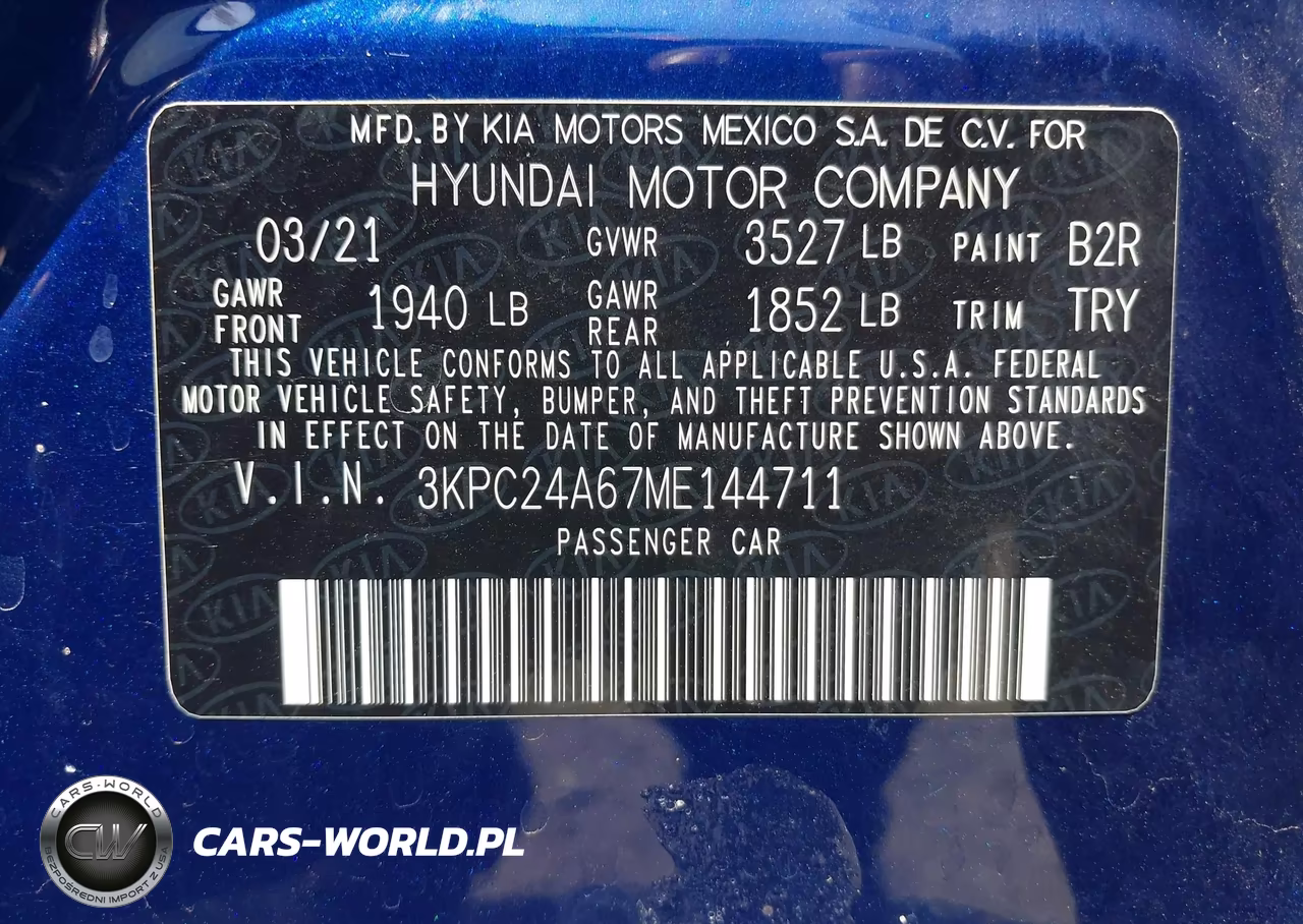 2021 Hyundai Accent Se VIN:3KPC24A67ME144711 - 9