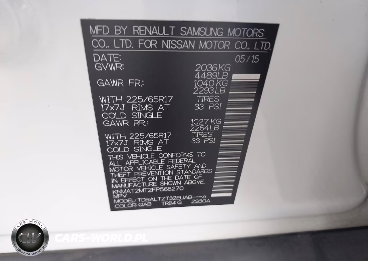 2015 Nissan Rogue Sv VIN:KNMAT2MT2FP566270 - 11