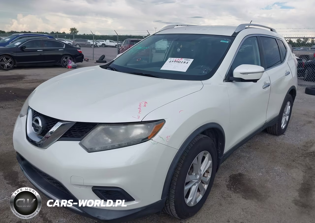 2015 Nissan Rogue Sv VIN:KNMAT2MT2FP566270 - 2