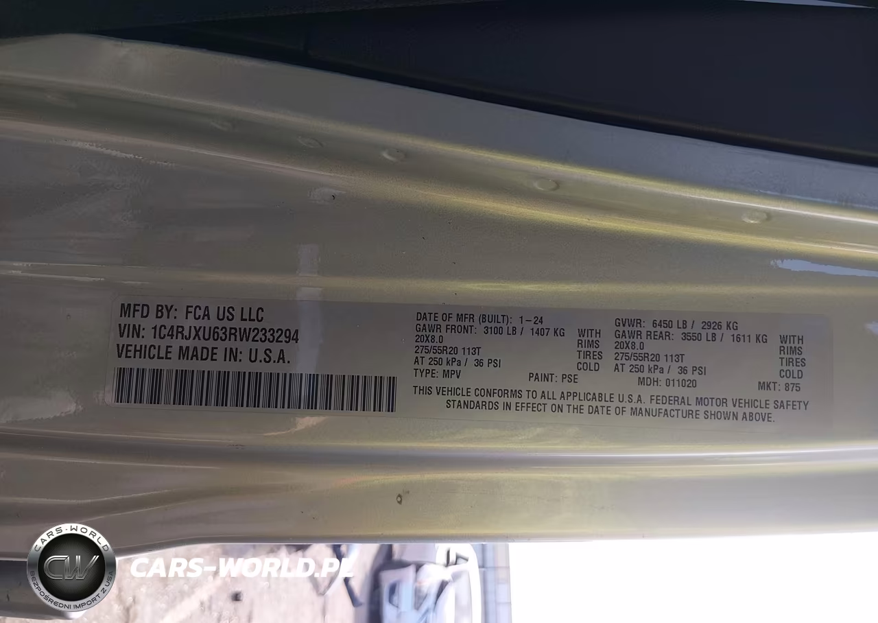2024 Jeep Wrangler 4Xe Summit 4Xe VIN:1C4RJXU63RW233294 - 9