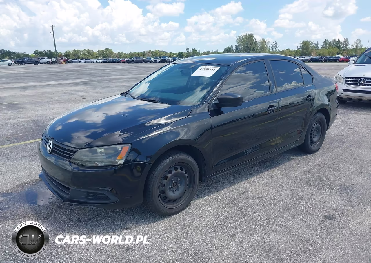 2012 Volkswagen Jetta 2.0L S VIN:3VW2K7AJ5CM398680 - 2
