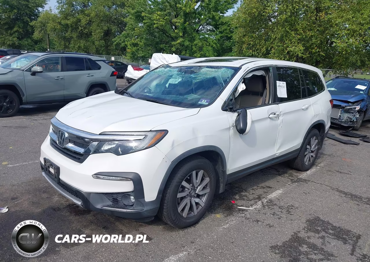 2020 Honda Pilot Awd Ex-L VIN:5FNYF6H52LB002620 - 2