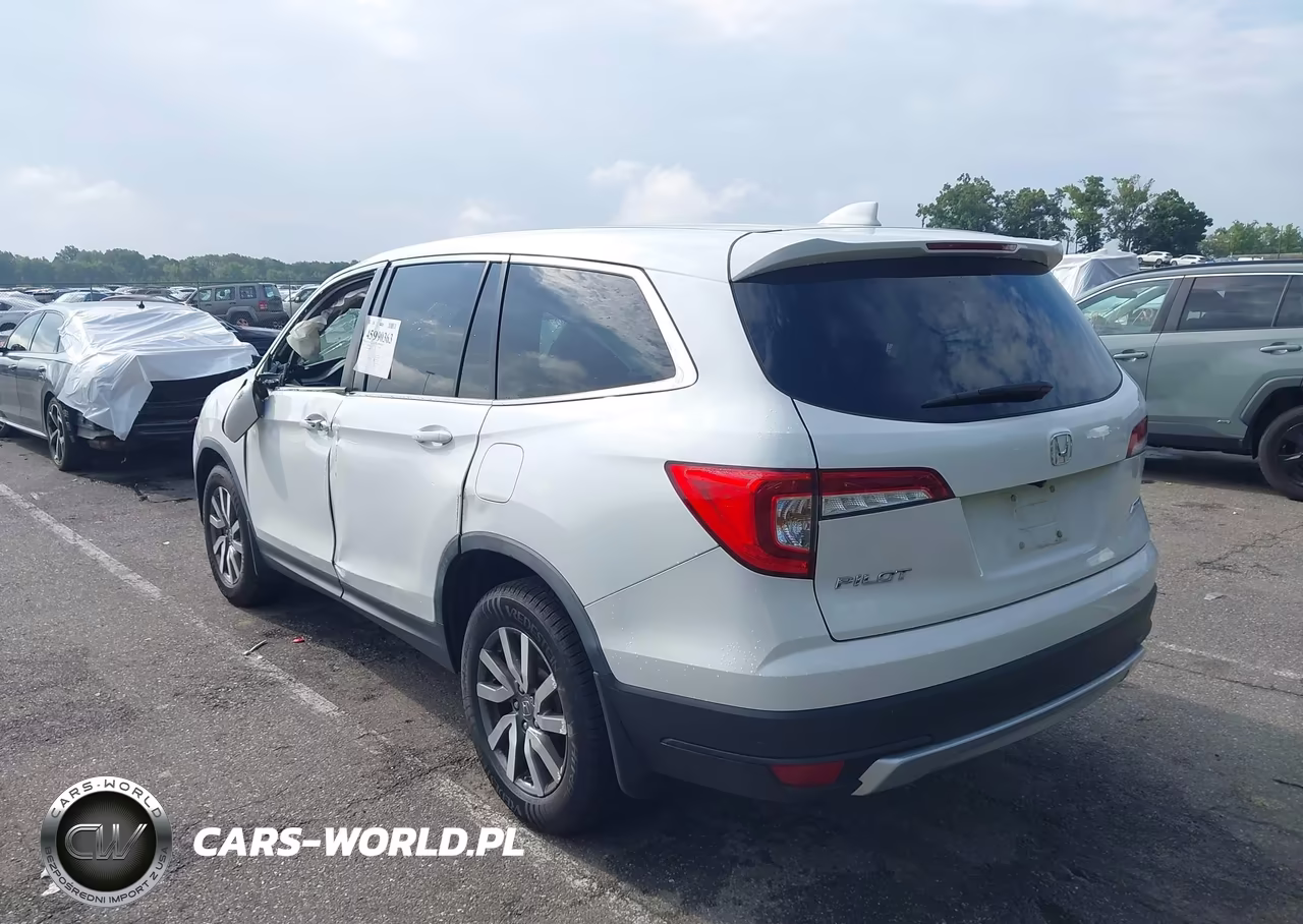 2020 Honda Pilot Awd Ex-L VIN:5FNYF6H52LB002620 - 3